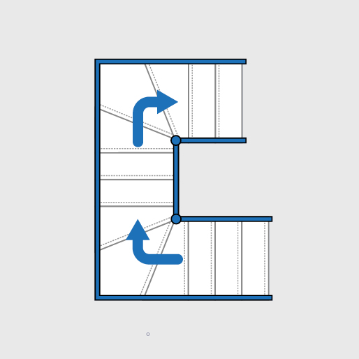 Double Winder Staircase